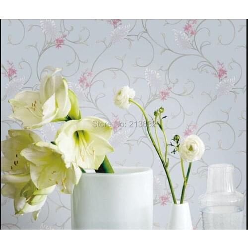 New ZXqz 109 Uniwal Super Thick 3D Wood Embossed PVC Waterproof Wall Paper Roll Livingroom Desktop WallPaper Mural Papel orchid