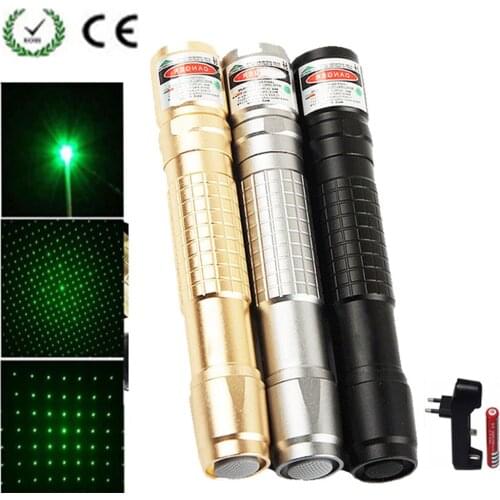 Hunting Lazer Pen Green Laser Pointer 532 nm 10000m Hang-type Lasers Sight Long Distance burn firecrackers +EU Charger+ Battery