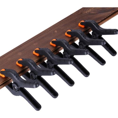 Portable Plastic Nylon Toggle Clamps DIY Hand Tools For Woodworking Spring Clip Photo Studio Background Clamp