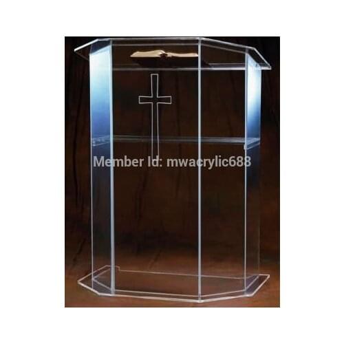 Pulpit furniture High Quality Price Reasonable Beautiful Clear Acrylic Podium Pulpit Lectern acrylic pulpit plexiglass