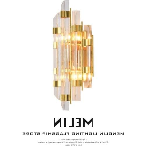 Modern bathroom light industrial decor iron bedroom aisle corridor espelho