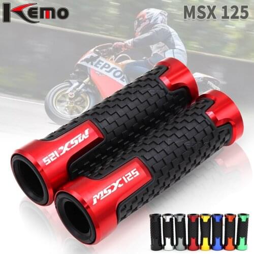 For HONDA MSX125 Grom MSX 125 7/8" 22mm Universal Motorcycle Accessories CNC Aluminum Handlebar Hand Grips Handle Bar End Grip
