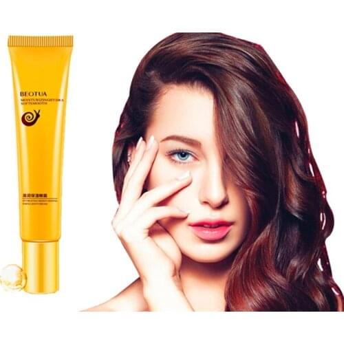 Moisturizing Elastic Eye Cream Fine lines Anti- Puffiness Dark Circles Anti Wrinkle Snail cream loose Skin firming Essence 20g