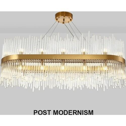 Villa Oval Luxury Lustre Gold Pendant Light Led G9 Luminaires Fixtures Hanging Lamp Dining Room Led Pendant Lamp Suspend Lamp