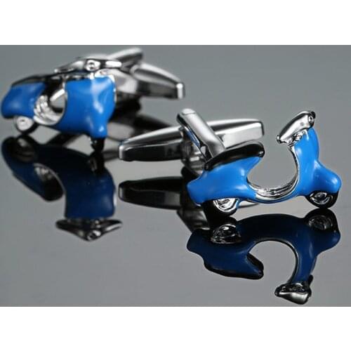 High quality mens Cufflinks new environmental protection battery car Cufflinks mens business shirt suit button pin gift