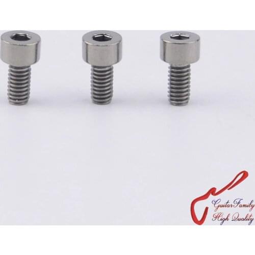 1 Set (3pcs) GuitarFamily Titanium Electric Guitar Tremolo System Bridge Locking Nut Screws MADE IN TAIWAN