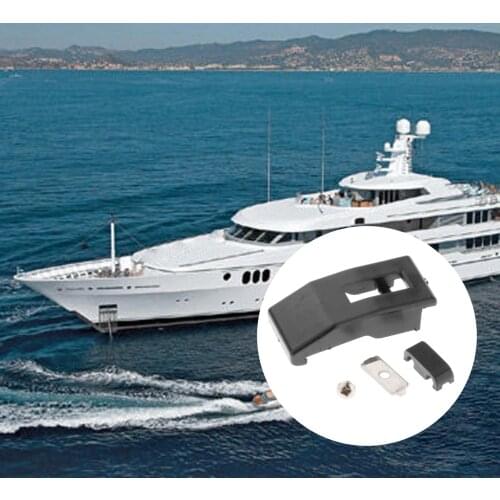 1 Set Holder Clamp Band Cowling Cover Clip Fits for Yamaha Outboard 4T 4HP with Plate and Screw 6L542647 Boat Parts