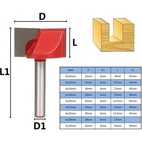 1pc 28mm wood trimmer bottom cleaning engraving bits 6mm shank milling cutter cnc wood router bit