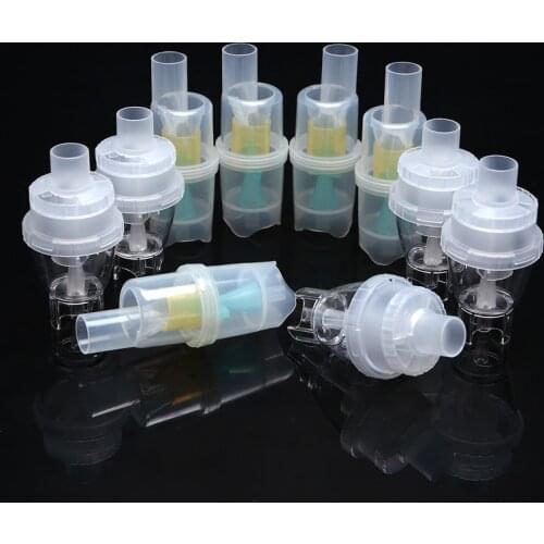 10pcs 6ml & 10ml Inhaler Parts Original Catheter Compressor Nebulizer Atomized Spray Injector Medicine Tank Cup