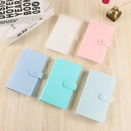 120 Pockets Business Card Book Name Card ID Credit Card Organizer Home Office Game Collection Card Holder Case Storage Folder