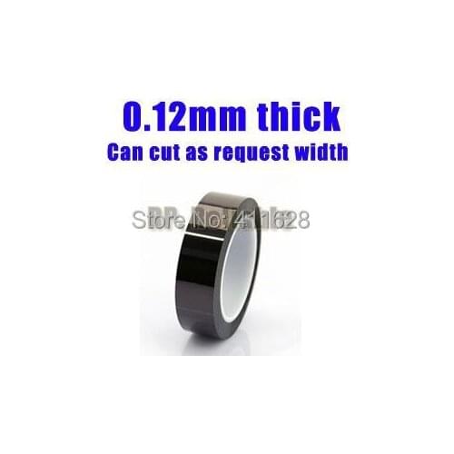 1x 5mm*33M*0.12mm (120um) High Temperature Tape, Adhesive Polyimide Film Tape for BGA, SMT, Insulation Hot Appliance
