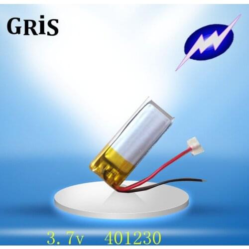 3.7V 041230401230 120mAh BT2010 Bluetooth headset battery length of 30 wide 12MM Rechargeable Li-ion Cell