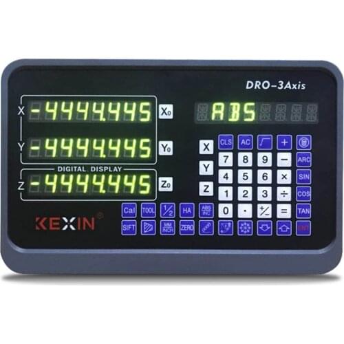 3 Axis digital readout DRO +3pcs 50-1000mm linear scale linear encoder linear ruler for Drill/EDM/Milling/Grinding/Lathe Machine