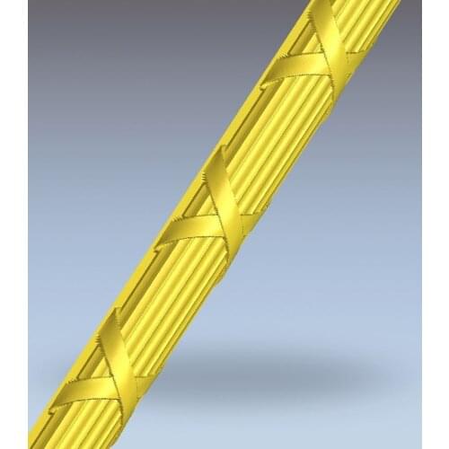 3d model relief for cnc in STL file format Meandr_11