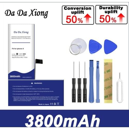High Capacity Battery for iPhone X 0 cycles mobile phone Replacement battery 3500mAh large capacity batteries