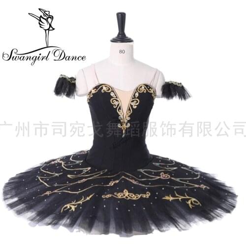 Black swan professional tutu women competiton ballet stage costume tutu performance costume BT9295