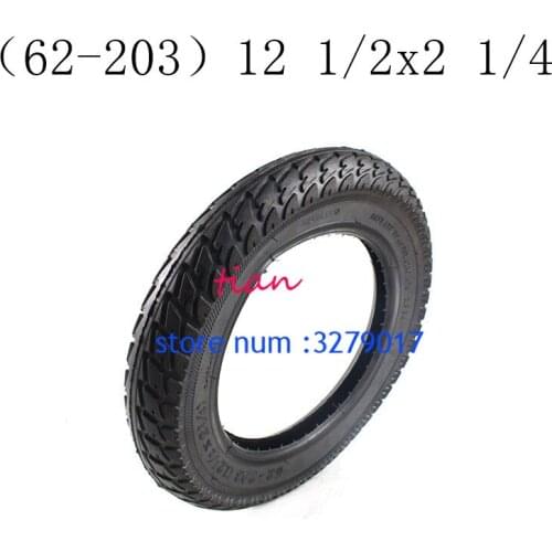 Free Shipping 12 1/2x2 1/4 62-203 Bike Folding Electric Scooter Wheel Tire 12 Inch Tyre Inner Tube Fits Many Gas Scooter E-bike