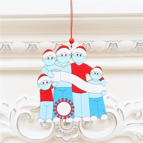 Wooden Christmas Tree Decoration The Cover Elder Personalized Hanging Pendant Handbag Car Key Holder Bag Pendant Kids Toys Gift