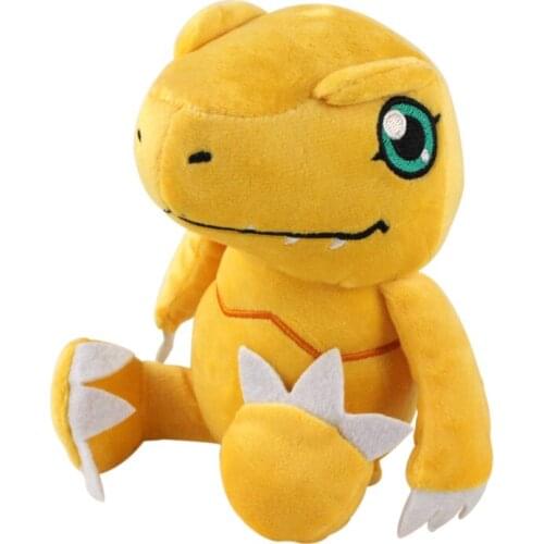 Digimon Plush Adventure Agumon Figure Soft Toys Cute Monster Stuffed Animals 20cm Kids Gift