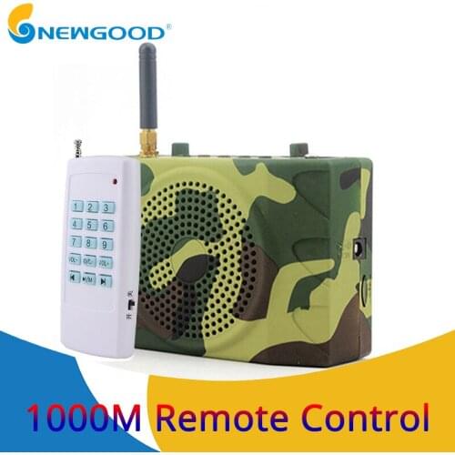 Bird Caller Speaker Hunting Decoy Speaker Camouflage Predator Sound USB/TF MP3 Player Bird Trap with 1000m Remote Control