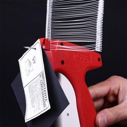 Hot Sale 1000 Barbs + 5 Needles Clothes Garment Price Label Tags Gun Marking DIY Apparel Tagging Guns Sewing Craft Tools