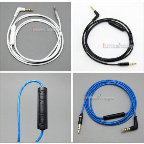 LN004943 3.5mm to 3.5 + Remote Headphone Cable For Audio ATH ANC9 29 7 70 7B 25 ATH-ANC7 b SViS ATH-OX7AMP Ath-re700