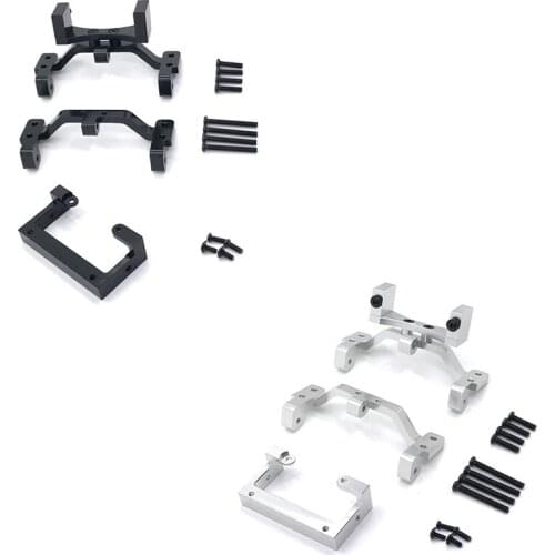 Metal Pull Rod Base Seat & Axle Up Servo Bracket Bumper Mount for MN D90 D91 MN99 MN99S 1/12 RC Car Upgrade Parts