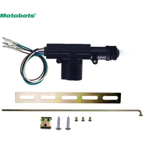 MOTOBOTS 5-Wire Car Central Lock System Single Gun Actuator Motor With Mounting Metal Kits #4664