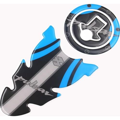 Motorcycle Stickers Pulsar Tank Pad Protector Emblems Decals For Bajaj Pulsar 180 200 400