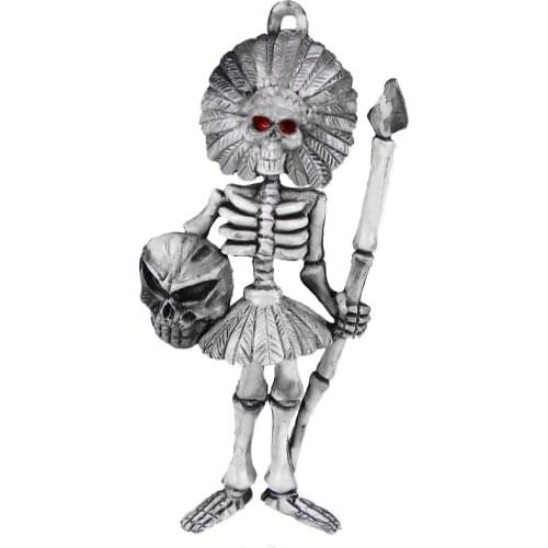 Novelty Boys Skull Keychain Gadgets For Men Vintage Devil Death Monster Pirate Motor Key Chain Bag Trinket Party Boyfriend Gift