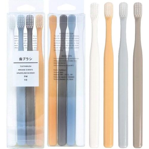 New Design Solid Color Toothbrush and Washing Cup Bathroom Sets Tooth Brush Soft Bristle Tip Adults Oral Care Toothbrush Cup Set