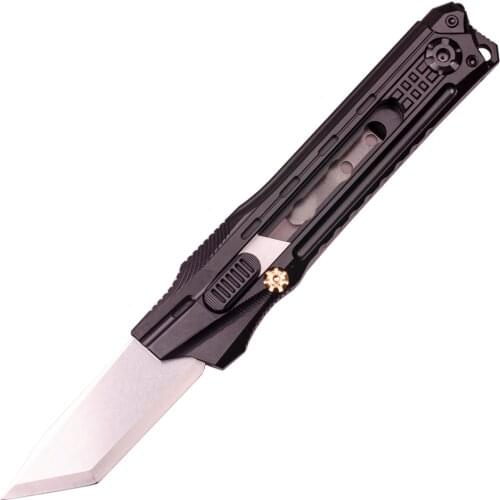 NAITHAWK MT1 TC21 Titanium Alloy Cutter Knife One Solid Handle 9Cr18MoV Blade Paper Cutting Utility EDC Tools