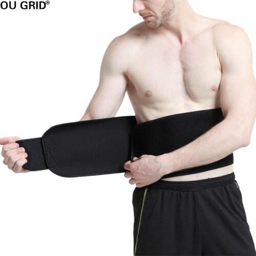 Waist Trimmer Belt For Men and Women Slim Body Sweat Wrap for Stomach and Back Lumbar Support