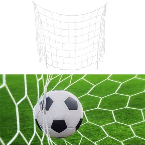 Football Soccer Goal Post Net Match Training Junior polypropylene + Cotton blended Fiber Net 1Pcs