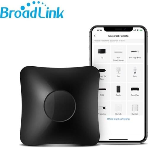 Broadlink RM4 Pro Rm4C Mini Smart Home Automation WiFi IR RF Universal Intelligent Remote Controller Work With Alexa