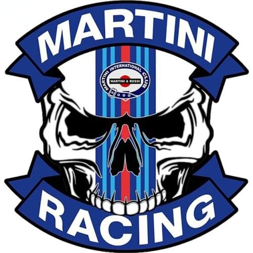 Funny RACING Skull Vinyl Sticker Graphic Auto Motorcycle Tuning Decal Reflective Car Stickers Cover Scratches Anti-UV Waterproof