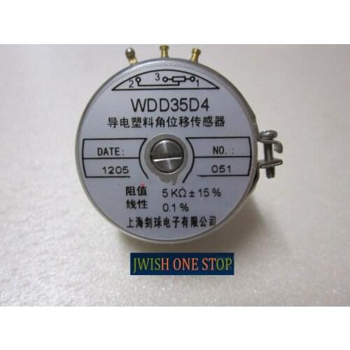 Precision conductive plastic potentiometer WDD35D-4 1k 2k 5k 10k independent linearity: 0.1% Accuracy