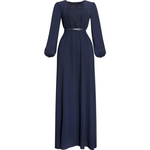 2021 Spring Autumn Vintage Elegant Lace Maxi Dress Women Boho Long Sleeve Long Dress Vestidos Casual Office Dresses Robe