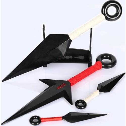 Anime Cosplay Akatsuki Ninja Weapon Itachi Props Kunai Shuriken Accessories Sasuke Kakashi Pain Costume Props Toy Gift Wholesale