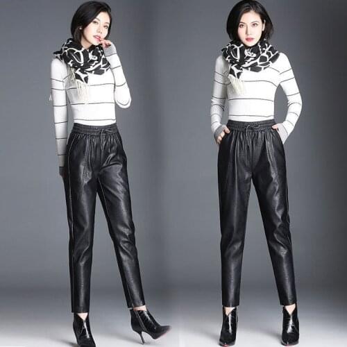 CAN XIN LCY Women's Trousers Harem Pants