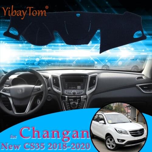 Car Dashboard Cover Mat Sun Shade Pad Instrument Panel Carpets Anti-UV for Changan New CS35 2018 2019 2020 Accessories