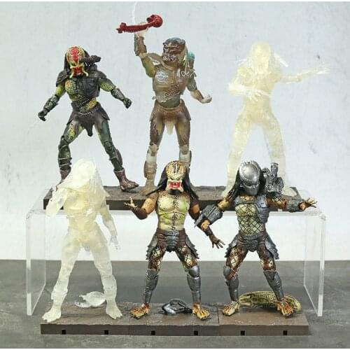 Exquisite Mini Predators Active Camouflage Falconer Tracker Invisible Berserker Houno 4" Scale Action Figure Collection Toy