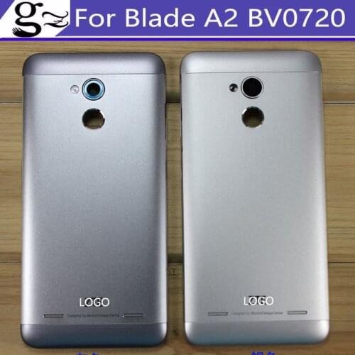 With LOGO Battery Back Cover + Power volume on off button For ZTE Blade A2 A 2 BV0720 Housing Door Case Replacement Parts