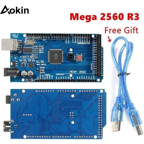 MEGA2560 MEGA 2560 R3 ATmega2560-16AU CH340G AVR USB board Development board with USB Cable MEGA2560 for arduino