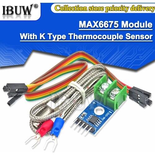 MAX6675 Module + K Type Thermocouple Thermocouple Senso Temperature Degrees Module for Arduino
