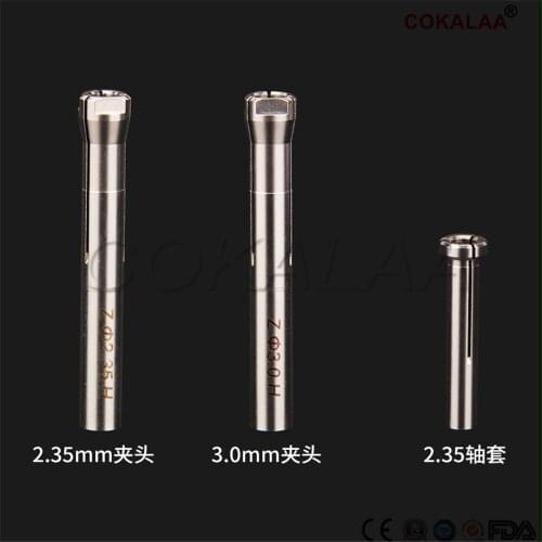 1 Pcs Dental Lab Micro Motor Marathon Micromotor Collect Chuck 2.35mm/3.0mm/3.175mm 3.0mm to 2.35mm Adapter For Seayang Seashin