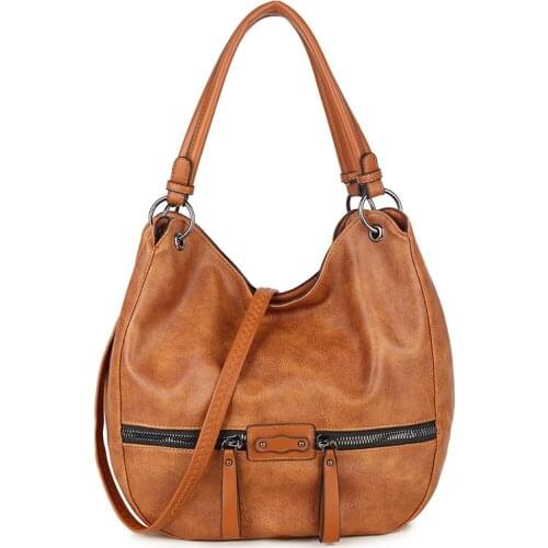 New European and American fashion trend, one shoulder casual slant PU lady handbag
