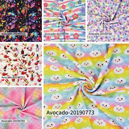 50*150cm Hot Colorful Flower Butterfly Pattern Printed Polyster Cotton Liverpool Bullet Fabric for DIY for Handmade By Yards