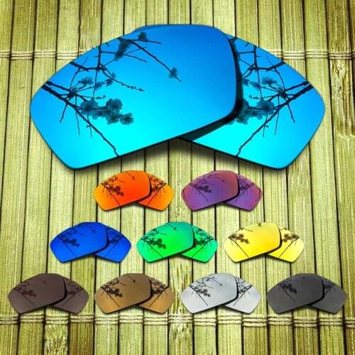 Polarized Replacement Lense For-Oakley Square Whisker Sunglasses Frame True Color Mirrored Coating - Options