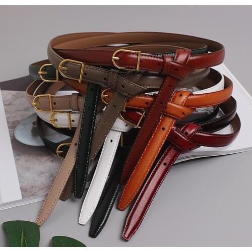French Style Women Luxury Genuine Leather Belt Waistband For Women Casual Winter Coat Waist Belt Pin Buckle Corset Cinch Strap